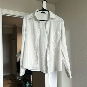 Long Sleeve White Blouse